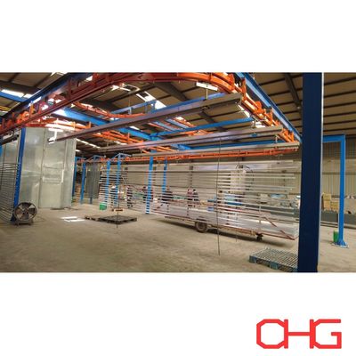 अच्छी कीमत एल्यूमीनियम प्रोफाइल और हार्डवेयर छिड़काव उपकरण के लिए कन्वेयर सिस्टम समर्थित पाउडर कोटिंग लाइन ऑनलाइन