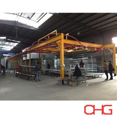 एल्यूमीनियम प्रोफाइल उत्पादन लाइन के लिए अर्ध स्वचालित पाउडर कोटिंग उपकरण