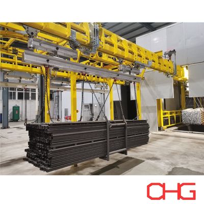 संरचनात्मक भागों स्वचालित कोटिंग मशीन के साथ तरल पेंटिंग उत्पादन लाइन