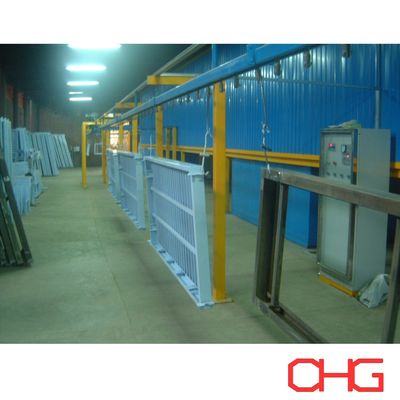 मैनुअल इलेक्ट्रोस्टैटिक स्प्रे गन मेटल सब्सट्रेट पर अस्पताल के बिस्तरों के लिए अनुकूलित पाउडर कोटिंग लाइन