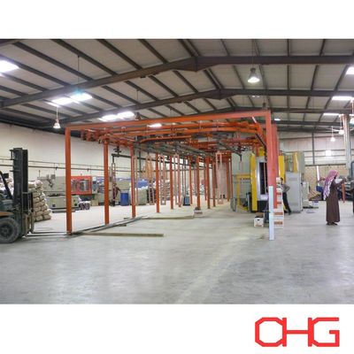 इलेक्ट्रोस्टैटिक स्प्रे गन के साथ प्रोफाइल के लिए अनुकूलन योग्य पाउडर कोटिंग मशीन