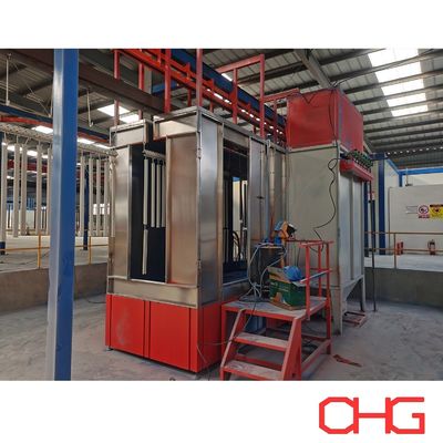 बिक्री के बाद सेवा गाइड उपकरण की स्थापना के साथ पूरी तरह से स्वचालित पाउडर कोटिंग लाइन