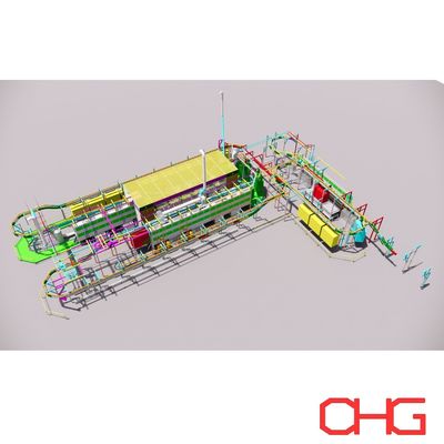 अनुकूलन विकल्प के साथ धातु सब्सट्रेट इलेक्ट्रोफोरेसिस इलेक्ट्रोफोरेटिक कोटिंग प्रीट्रीटमेंट लाइन