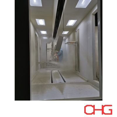 मोनोरेल ओवरहेड कन्वेयर कोटिंग सिस्टम के लिए पाउडर कोटिंग उत्पादन लाइन