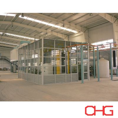 स्टेनलेस स्टील पीवीसी पीपी पाउडर कोटिंग उपकरण के लिए स्वचालित कोटिंग बूथ