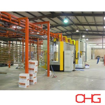 पीएलसी नियंत्रण इकाई के साथ स्टेनलेस स्टील/पीवीसी/कार्बन स्टील पाउडर कोटिंग स्प्रे बूथ