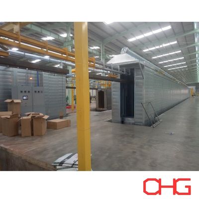 एल्यूमीनियम प्रोफाइल के लिए स्वचालित विधि प्रकार पाउडर कोटिंग उत्पादन लाइन