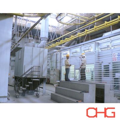 पीएलसी नियंत्रण एल्यूमीनियम प्रोफाइल के लिए स्वचालित पाउडर कोटिंग उत्पादन लाइन