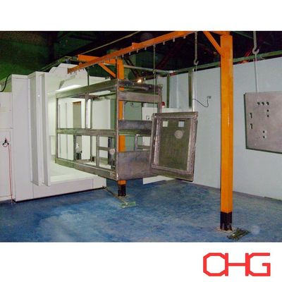 मैनुअल स्प्रे गन के साथ धातु पाउडर कोटिंग लाइन डिजाइन और अनुकूलित