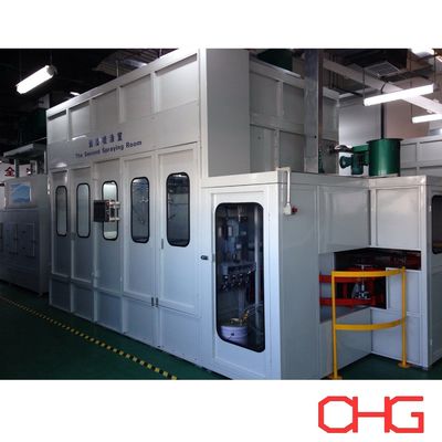 अच्छी कीमत Customized Wet Painting Booth with Automatic Spray Painting Coating Machine and Customizable Coating Solution ऑनलाइन
