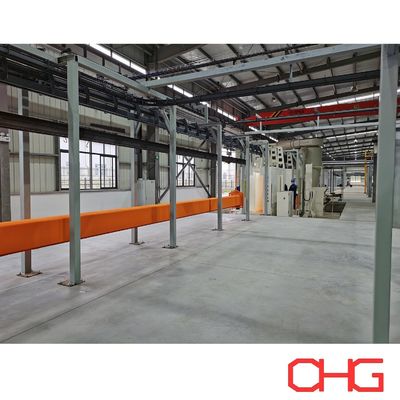 अच्छी कीमत पेशेवर स्वचालित पाउडर कोटिंग उत्पादन लाइन पाउडर स्प्रे सिस्टम में पाउडर कोटिंग ओवन शामिल है ऑनलाइन