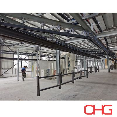 पीएलसी नियंत्रण इकाई के साथ शीर्ष पाउडर कोटिंग उत्पादन लाइन