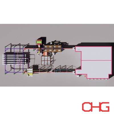 पीएलसी नियंत्रण इकाई और कोटिंग उपकरण के साथ अनुकूलित इलेक्ट्रोस्टैटिक पाउडर कोटिंग लाइन