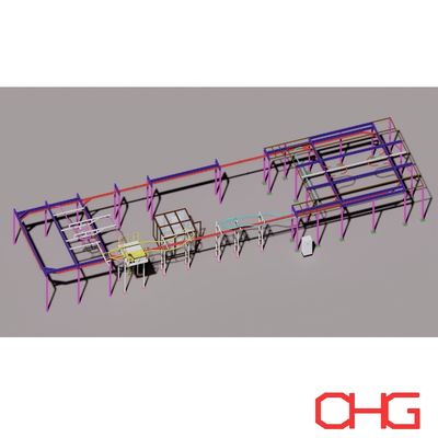 उच्च प्रदर्शन पाउडर कोटिंग लाइन विभिन्न धातु भागों के लिए स्वचालित पाउडर कोटिंग प्रणाली एक कस्टम समाधान का अनुरोध करें