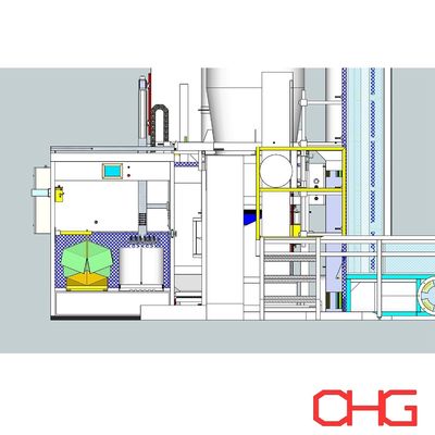 बंद सर्किट उपकरण के साथ पाउडर कोटिंग सिस्टम इलेक्ट्रोस्टैटिक पाउडर आपूर्ति केंद्र