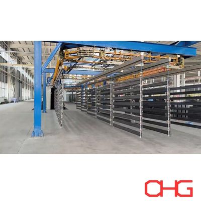 पीपी स्प्रे बूथ के साथ अनुकूलित इलेक्ट्रोस्टैटिक पाउडर कोटिंग लाइन चीन में निर्मित